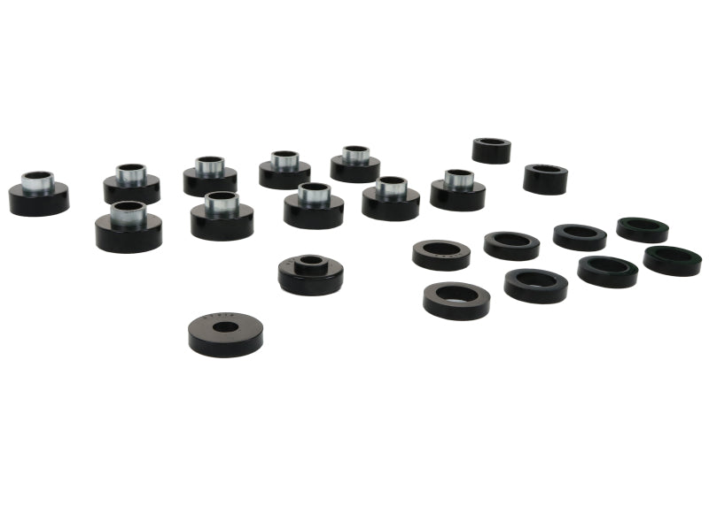 Whiteline W93549 Body Mount and Radiator Support Bushings for Jeep CJ5 and CJ7