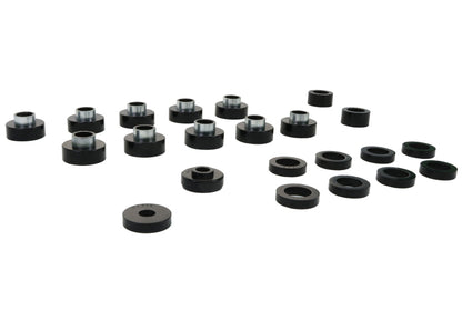 Whiteline W93549 Body Mount and Radiator Support Bushings for Jeep CJ5 and CJ7