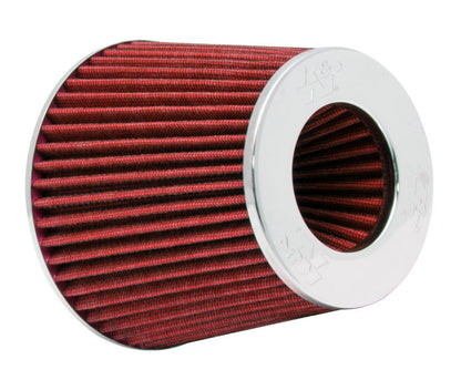 K&N Engineering Universal Air Filter Chrome Round Tapered – 4-inch Flange ID x 1.125-inch Flange Length x 5.5 inches Height