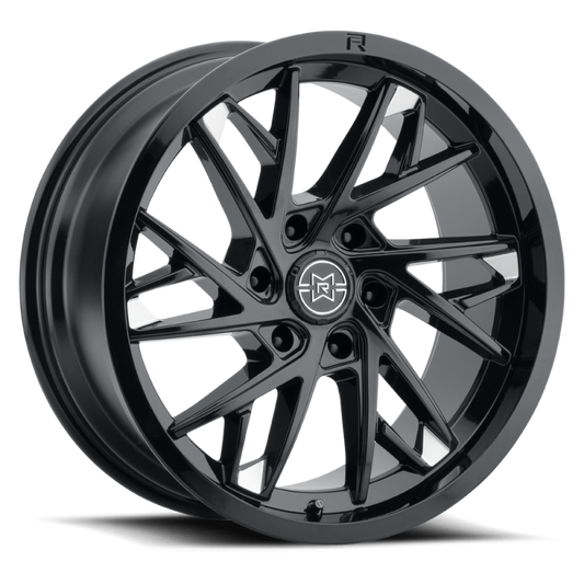 Raised Wheels Method MR801 22x10 Inch Gloss Black Milled Wheel with 8x170 Bolt Pattern and -18mm Offset