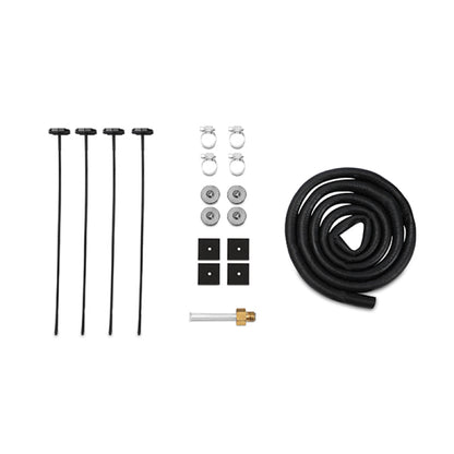 Mishimoto Universal Transmission Fluid Cooler - 12in x 10in x 0.75in Tube-and-Fin Design for Automotive Fluid Cooling