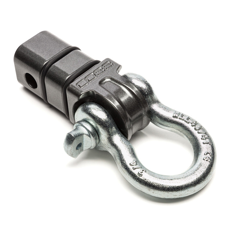 Cobb Tuning 2 Inch Hitch Receiver D-Ring Shackle - Heavy Duty Automotive Recovery Gear