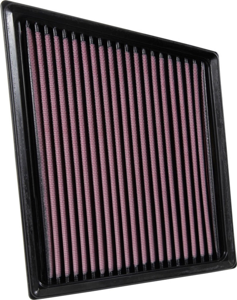K&N Engineering 33-3075 High-Flow Air Filter for 2015-2017 Jaguar XF and F-Pace V6-3.0L