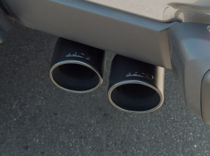 Borla Touring Cat-Back Exhaust System for 2020-2026 Jeep Gladiator 3.6L V6 with Black Coated Tailpipes and Tips