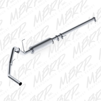 MBRP Armor Lite Series 3-inch Cat Back Exhaust System for Ford F-150 (2004-2008) - Single Side Exit