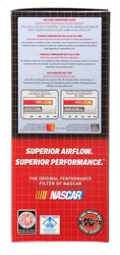 K&N Engineering Universal X-Stream Clamp-On Air Filter Part RX-4130-1 – 3.5-inch Flanged ID, 4-inch OD, 5.75-inch Height