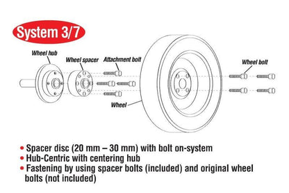 Eibach Pro-Spacer System 15mm Wheel Spacer for BMW M3 E46 and 5x120 PCD - Hub 72.5