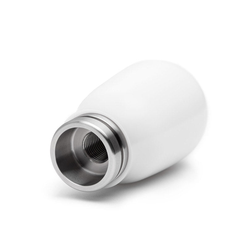 COBB Subaru 6-Speed Tall Weighted Shift Knob - White with Red and Black Collars