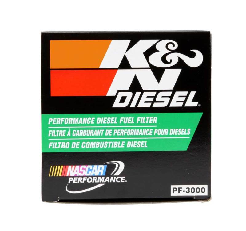 K&N Engineering PF-3000 Cellulose Media Fuel Filter for GMC Sierra 2500/3500 HD and Chevrolet Silverado 2500/3500 HD (3.5 inch OD x 6.28 inch Length)