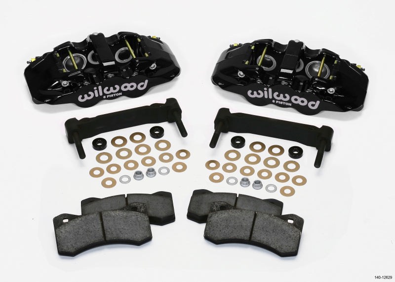 Wilwood Aero6 Front Caliper & Bracket Kit for 1997-2013 Chevy Corvette – Black Finish