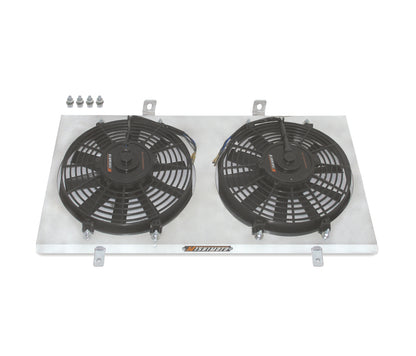 Mishimoto Nissan 240SX S13 Aluminum Fan Shroud Kit with Dual 10-Inch Electric Fans