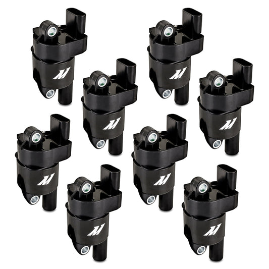 Mishimoto GM LS Round Style Engine Ignition Coil Set - Part Number MMIG-LSRD-0708