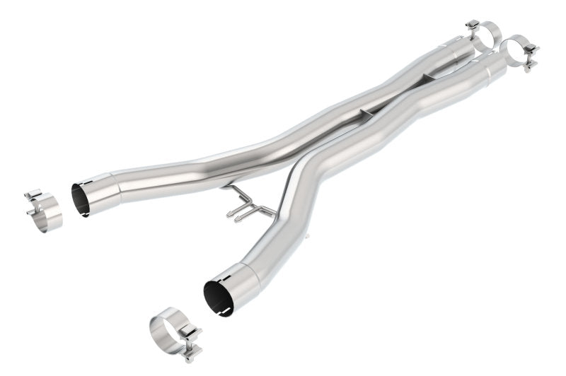 Borla 60548 X-Pipe for 2014-2019 Chevrolet Corvette Stingray, Grand Sport, Z06 - 2.75 inch Performance Exhaust Merge Pipe