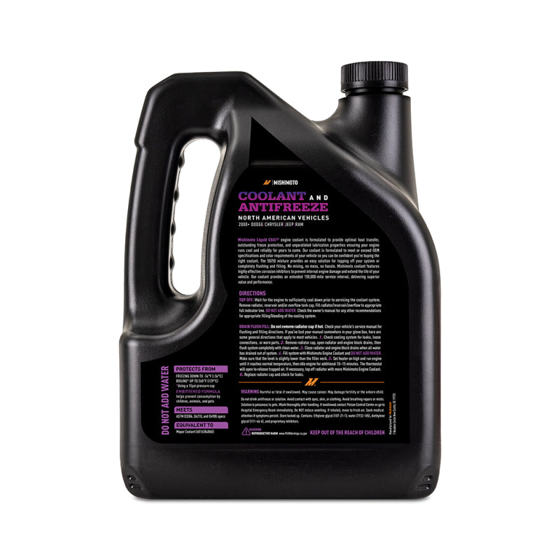 Mishimoto Liquid Chill EG Coolant for North American Vehicles - Purple, Part Number MMRA-LC-EG-PR