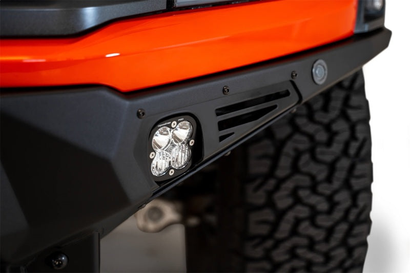 Addictive Desert Designs Ford Raptor Bomber Front Bumper with Baja Designs LP6 Mounts – 2021+ F-150