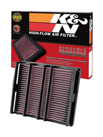 K&N Engineering 33-2054 High-Flow Reusable Air Filter for Toyota Tacoma and Supra Turbo/Non-turbo