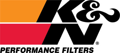 K&N Engineering Universal Rubber Round Air Filter – 3.313-inch Flange ID, 4.75-inch Base OD, 3.5-inch Top OD, 6.5-inch Height