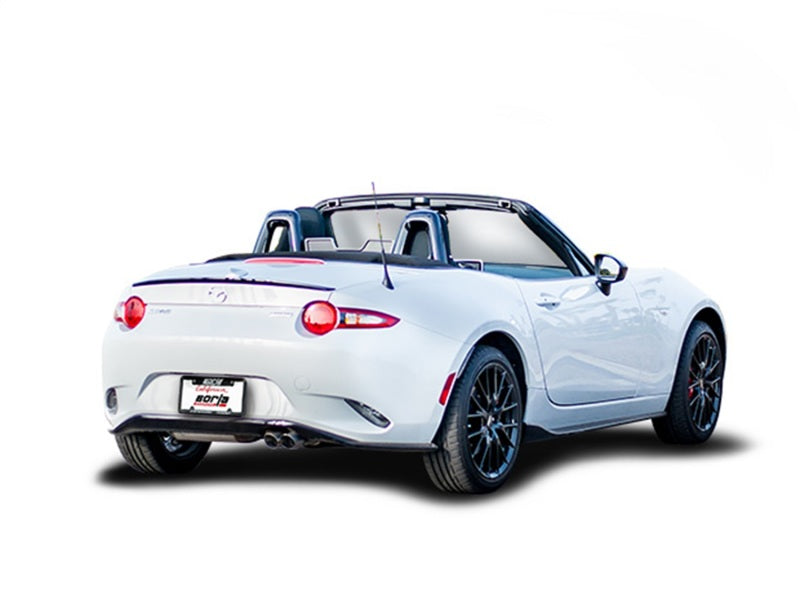 Borla S-Type Axle-Back Exhaust System for 2016-2025 Mazda MX-5 Miata 2.0L - Part #11919