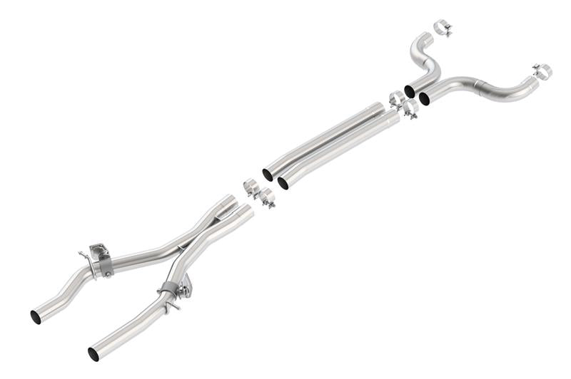 Borla 60610 X-Pipe with Mid-Pipes for 2016-2024 Chevrolet Camaro SS and LT1 6.2L V8