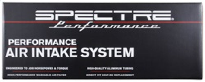 Spectre 09-12 GM Truck V8-4.8/5.3/6.0L F/I Air Intake Kit with Polished Aluminum Tubing and Red HPR Filter