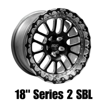 Belak Wheels Series 2 18x11 High Pad Non-Beadlock Wheel with 5x112mm Bolt Pattern, 6.75-inch Backspacing