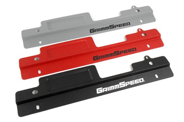 GrimmSpeed 05-09 Subaru Legacy and Outback Radiator Shroud with Tool Tray - Textured Black