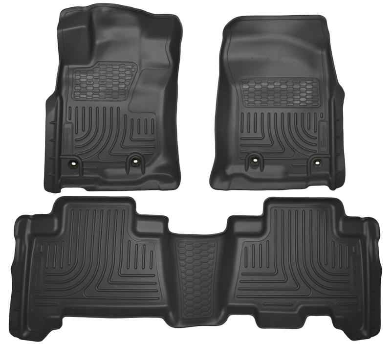 Husky Liners 2013 Toyota 4Runner WeatherBeater Black Front & 2nd Seat Floor Liners