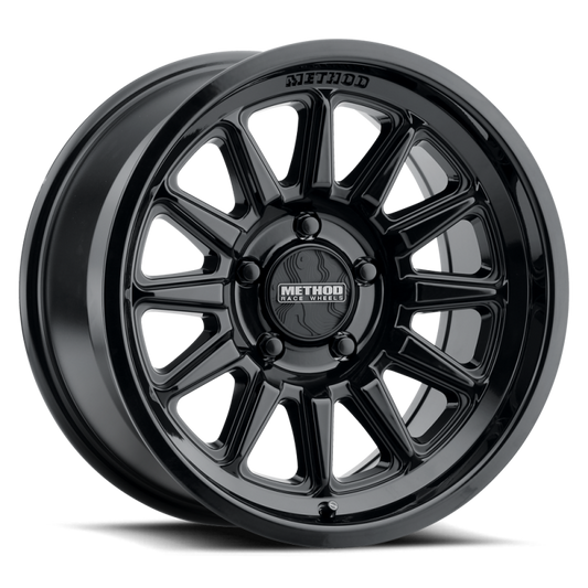 Method MR323 18x9 Black Alloy Wheel with +12mm Offset and 6x5.5 Bolt Pattern