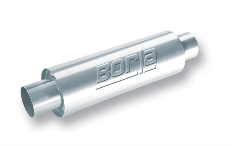 Borla XR-1 Racing Sportsman 3-inch Inlet/Outlet Round Muffler – High-Flow Automotive Performance