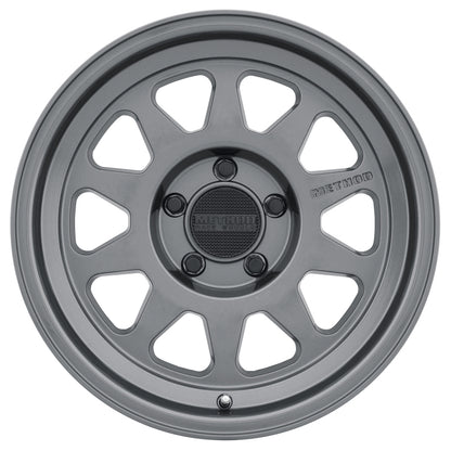 Method MR316 17x8.5 Inch Titanium Alloy Wheel with 5x5 Bolt Pattern and 71.5mm Center Bore