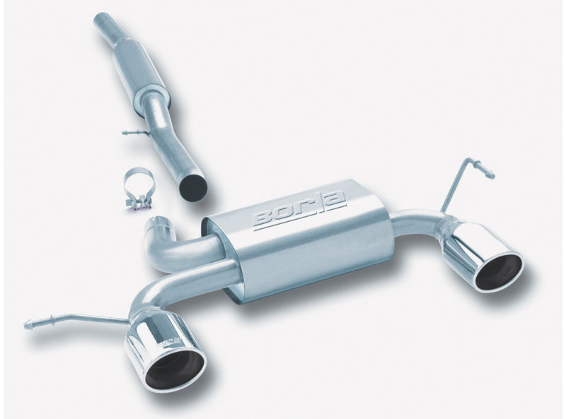 Borla 01-06 Audi TT Quattro 1.8T 225HP MT AWD Single Split Rear Exit SS Catback Exhaust