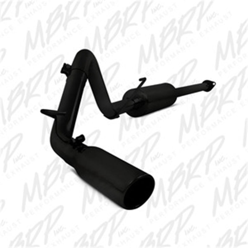 MBRP Armor BLK Series 09-14 Toyota Tacoma 4.0L Cat-Back Single Exit Exhaust System with Black Coating