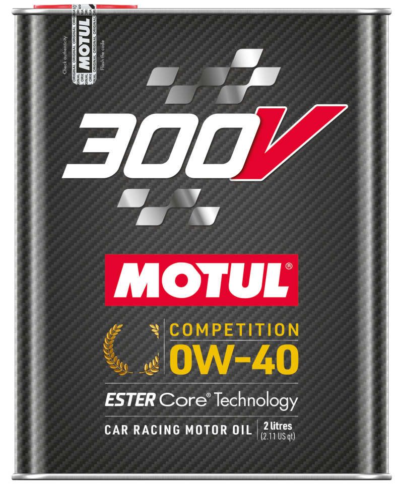 Motul 300V Competition 0W-40 Synthetic Racing Motor Oil - 2 Liters