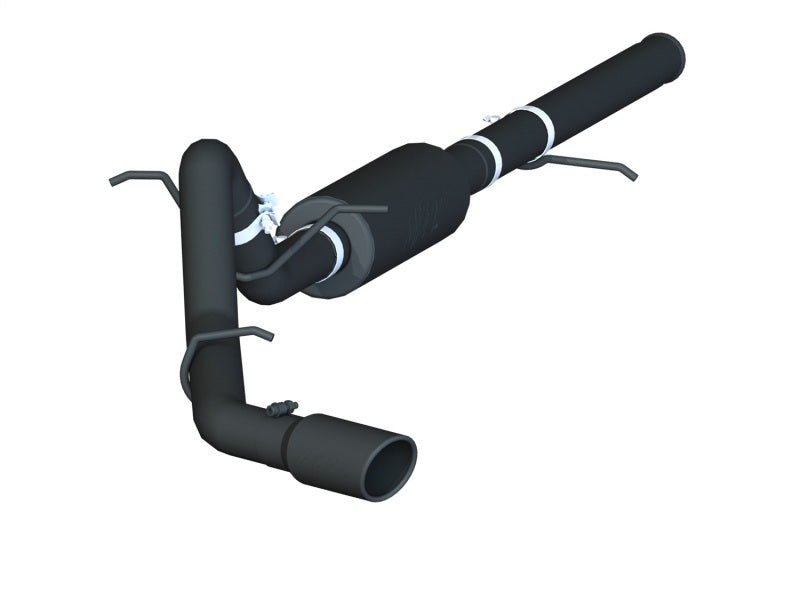MBRP Armor BLK Series 14-17 Chevrolet Silverado 1500 4.3/5.3L 3-Inch Cat Back Exhaust System with Black Finish