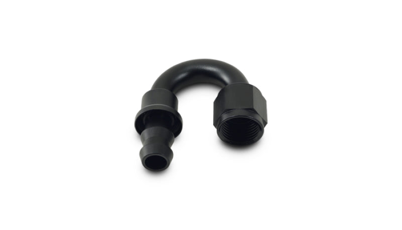 Vibrant -12AN Push-On 180 Degree Hose End Fitting Aluminum Part Number 22812