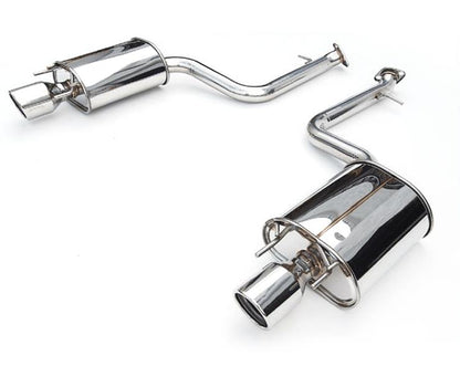 Invidia Q300 Twin Outlet Rolled Titanium Exhaust for 2015-2016 Subaru WRX/STI