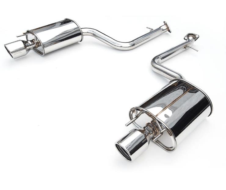 Invidia Q300 Single Rolled Stainless Steel Cat-Back Exhaust for 2008-2011 Subaru Impreza WRX Hatchback