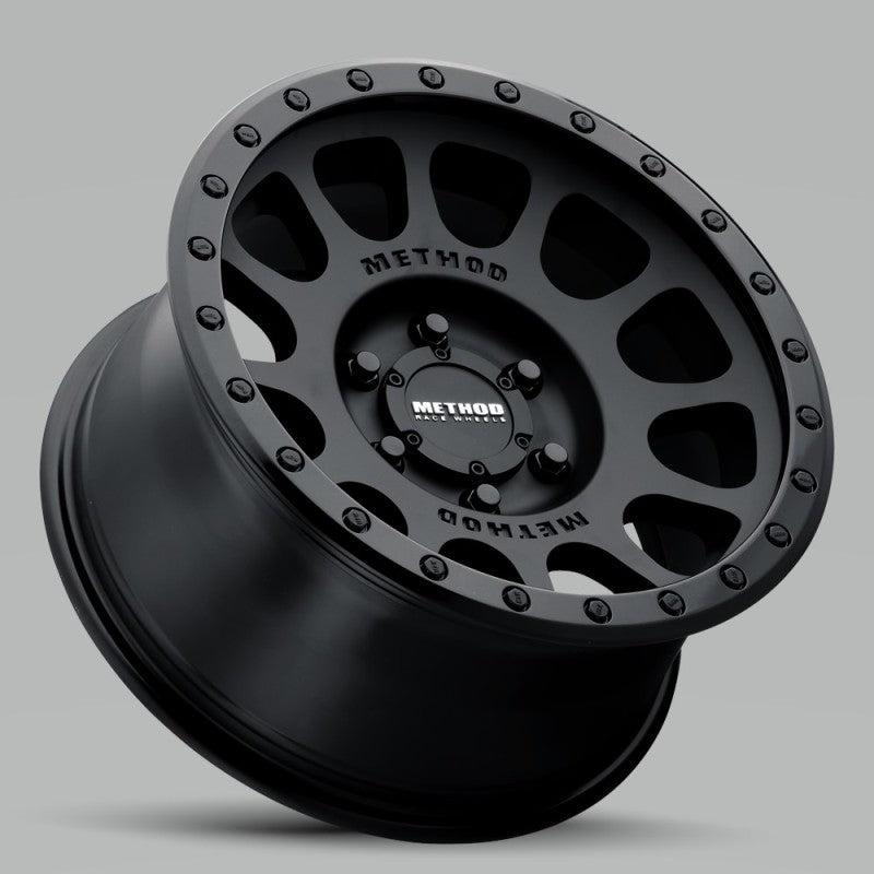 Method Wheels MR305 NV 17x8.5 Inch Black Aluminum Wheel with 5x5 Bolt Pattern and 94mm Hub Bore