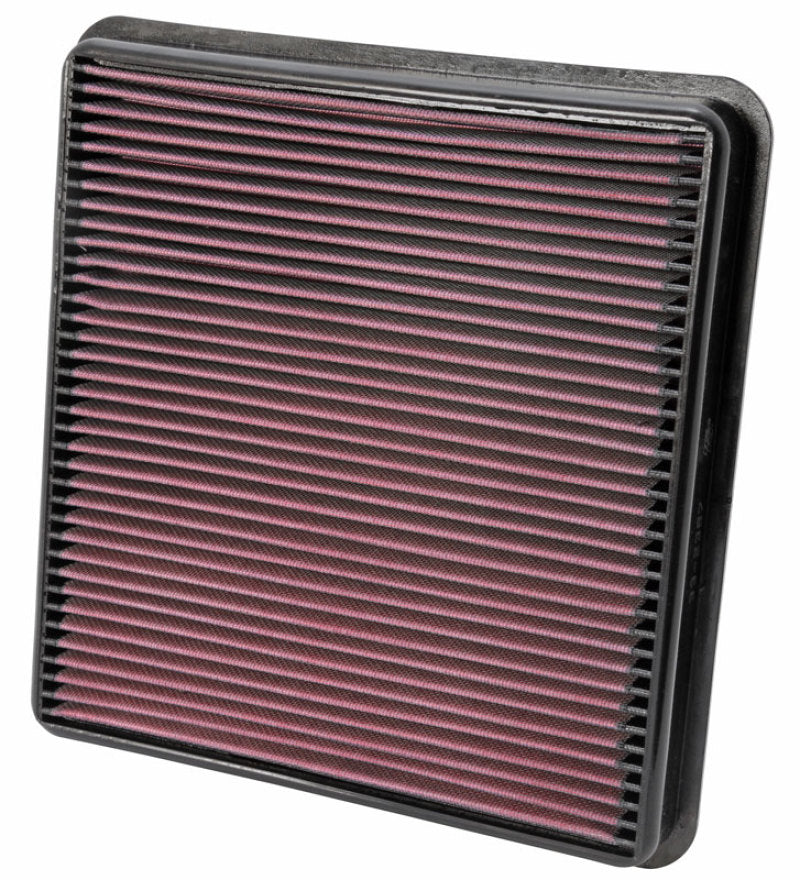 K&N Engineering High-Flow Drop-In Air Filter for Toyota Tundra, Sequoia, and Land Cruiser Part #33-2387