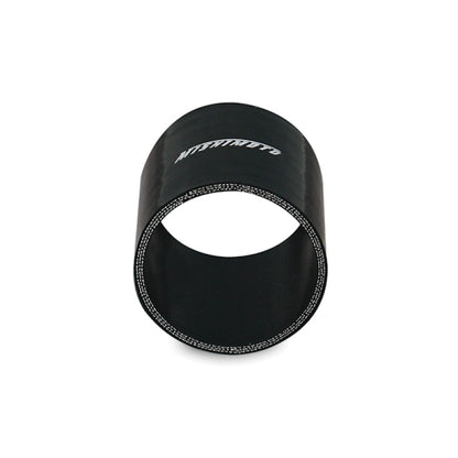 Mishimoto 3.0 Inch Black Silicone Straight Coupler - High-Performance Automotive Hose Connector