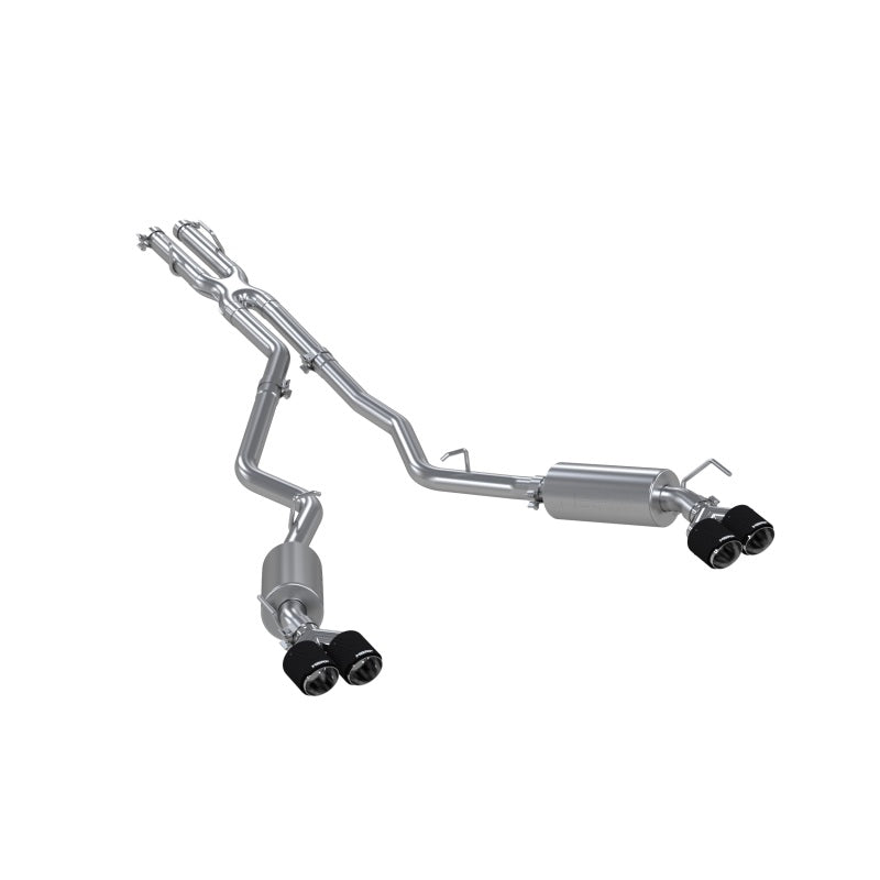 MBRP Armor Pro Series Exhaust System for 2020-2021 Ford Explorer ST and Lincoln Aviator with Dual Rear Exit and Carbon Fiber Tips