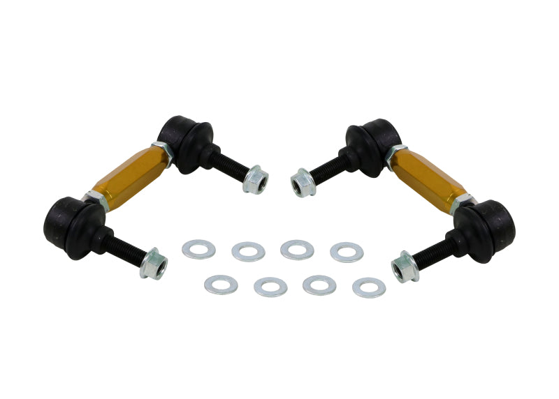 Whiteline KLC141 Adjustable Rear Sway Bar Link Kit for Volkswagen and Nissan Vehicles