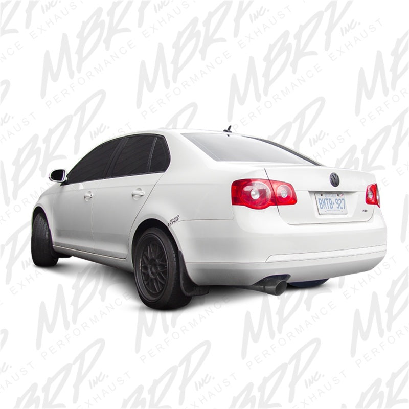 MBRP Armor Plus Series 3-Inch Cat Back Exhaust System for Volkswagen Jetta 2005-2006 with 4-Inch Tips