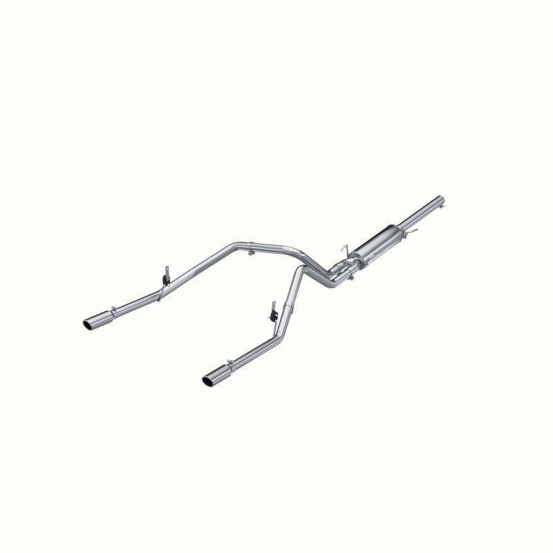 MBRP Armor Lite Series Cat Back Exhaust System for Dodge Ram 1500 2004-2005 with 5.7L Hemi - Dual Split Rear Exit
