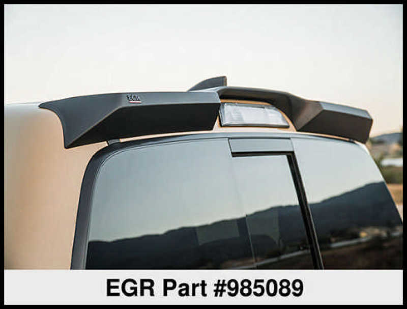 EGR 985089 Matte Black Rear Cab Spoiler for Toyota Tacoma (2016-2023)