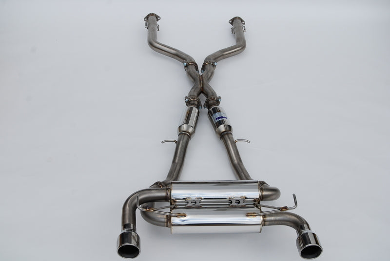 Invidia Gemini 70mm Cat Back Exhaust System for 2022+ Nissan Z with Rolled SS Tips - Part #HS22N4Z7GM1RSL