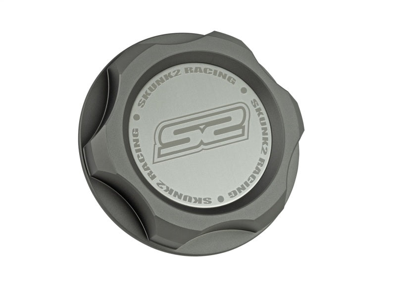 Skunk2 Racing Honda Billet Oil Cap (Part Number 626-99-0072) - Hard Anodized Finish for Honda and Acura Engines