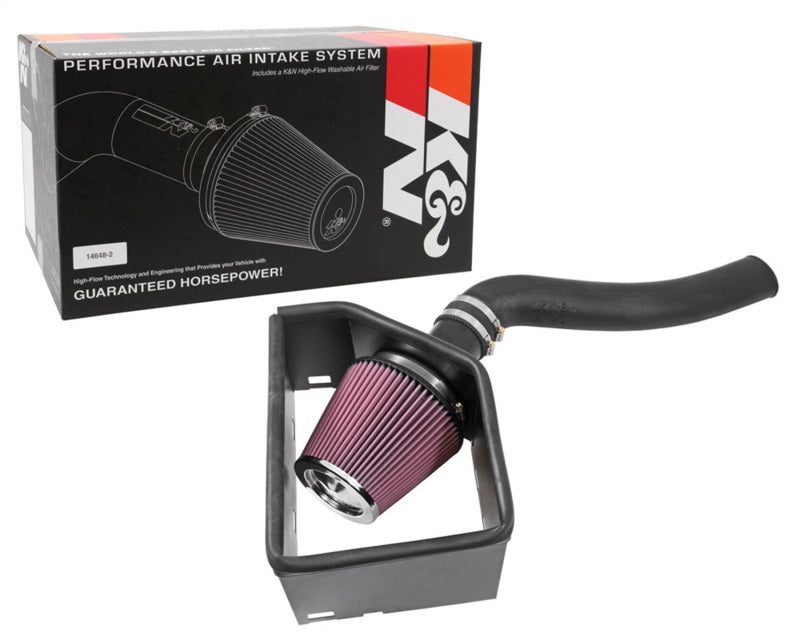 K&N Engineering 57-1571 Cold Air Intake Kit for 2014-2015 Ram 1500 with 3.0L V6 Diesel
