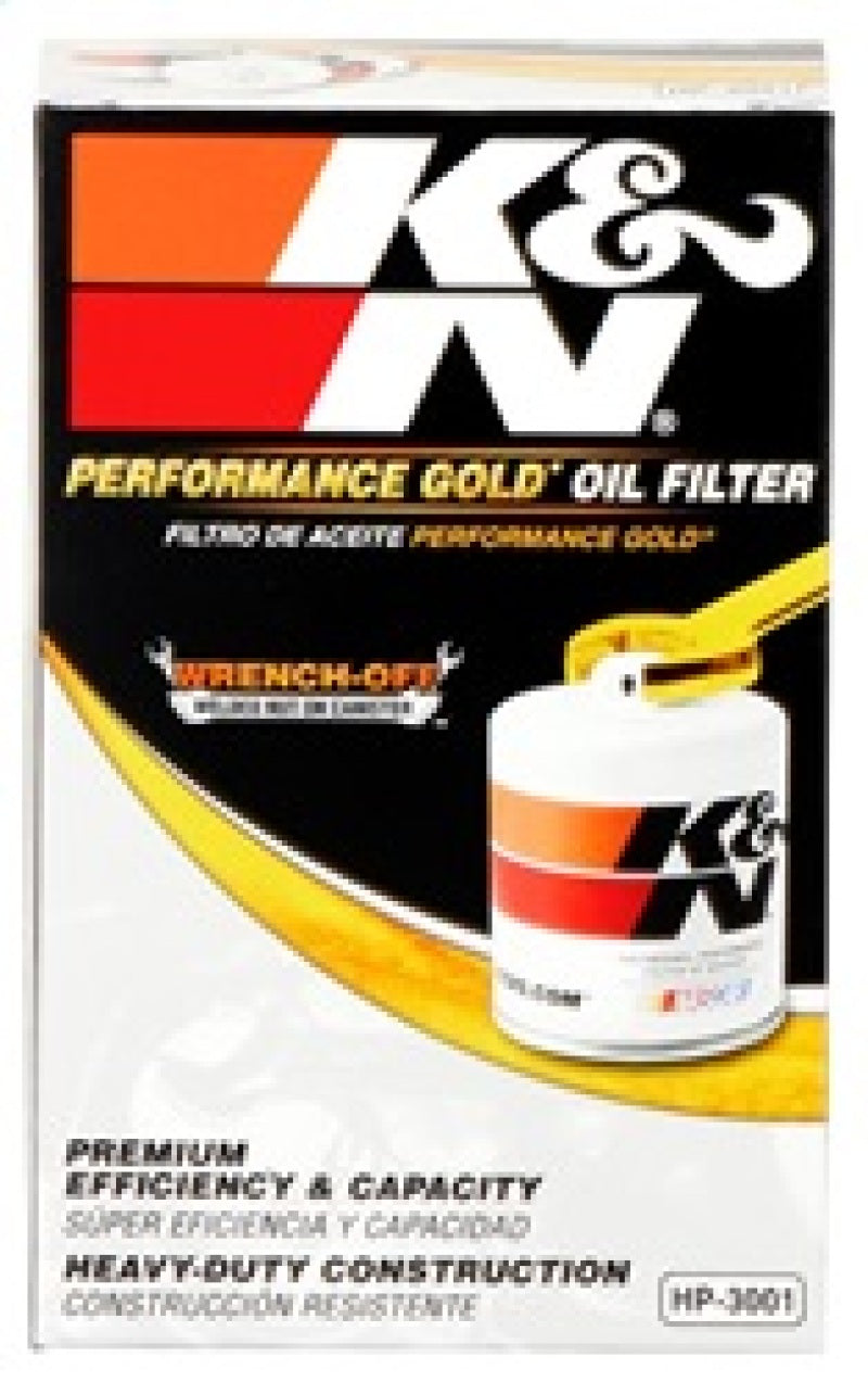 K&N Engineering HP-3001 Premium Oil Filter for Volkswagen and More