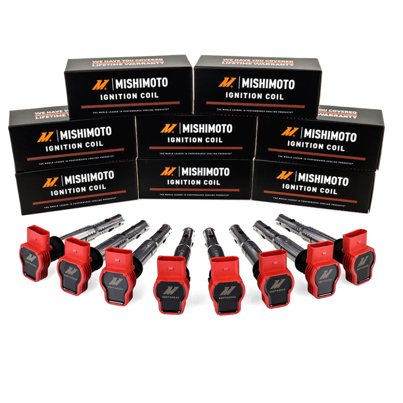 Mishimoto 06-08 VW/Audi Six Cylinder Ignition Coil Set – High-Performance Replacement for Enhanced Engine Reliability